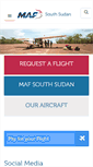 Mobile Screenshot of maf-southsudan.org